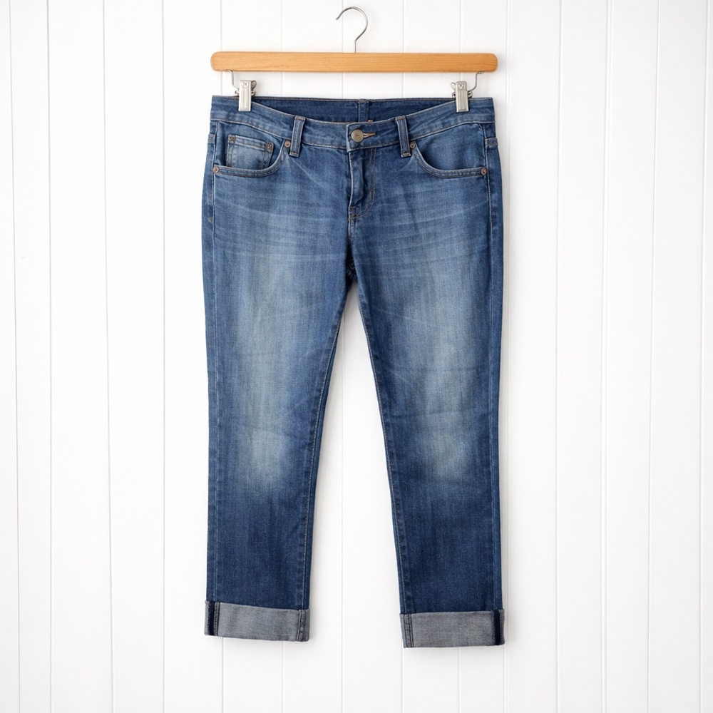 Citizens of Humanity Cropped Jeans Size 27 Cuffed Hem Premium Designer Denim